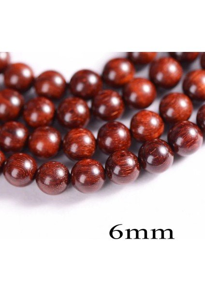 No.4 Boyutu 6mm Doğal Sandal Ağacı Budist Buda Ahşap Boncuk Bilezikler Namaz Boncuklu Düğüm 4-Katmanlı Bilek Zinciri Erkek Kadın Bilezik Bilezik (Yurt Dışından) modelleri