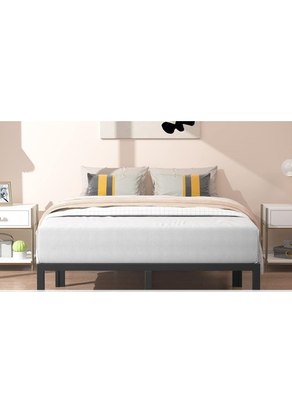 Metal Karyola, Cns Metal Karyola Siyah Renk, Tek ve Çift Kişilik, Ölçü Seçenekli modelleri