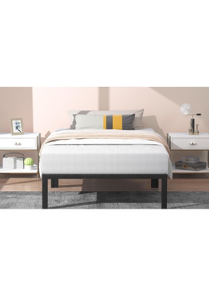 Metal Karyola, Cns Metal Karyola Siyah Renk, Tek ve Çift Kişilik, Ölçü Seçenekli fırsatları