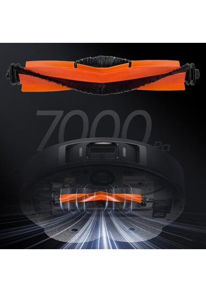 X20 PRO/X20 Robotlu Süpürge Için 2 Adet Yıkanabilir Ana Fırça Yedek Yedek Parça (Yurt Dışından)