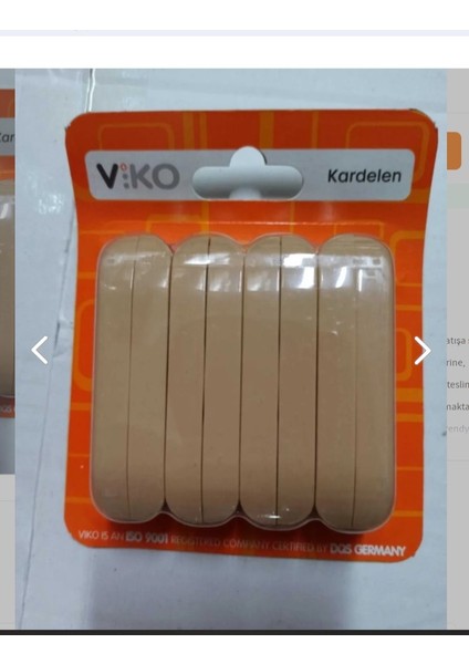 Kardelen 24'lü Paket (12 Çift) Kordon Kum Rengi