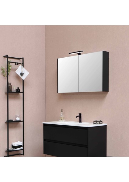 Meriç Dekoratif LED Banyo Aplik 30CM Siyah modelleri