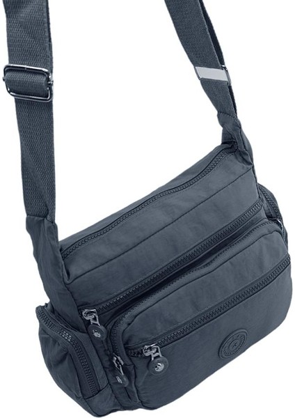 Kadın Çapraz Askılı Postacı Çanta Çok Cepli Kılinkır Kumaş 25 cm Genişlik fırsatları