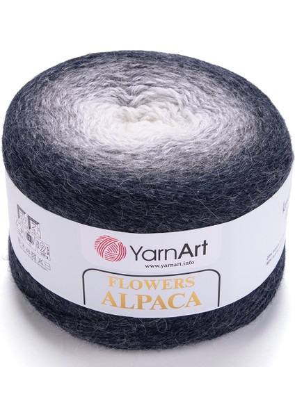 Flowers Alpaca El Örgü Ipliği 250 gr