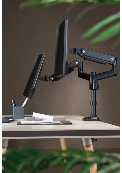 GO-2045 Gazlı Yay Çift Monitör Kolu 17" - 32" indirimleri