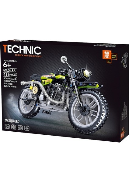Zhegao QL0483 Fitil Motosiklet Yapı Blokları (Yurt Dışından)
