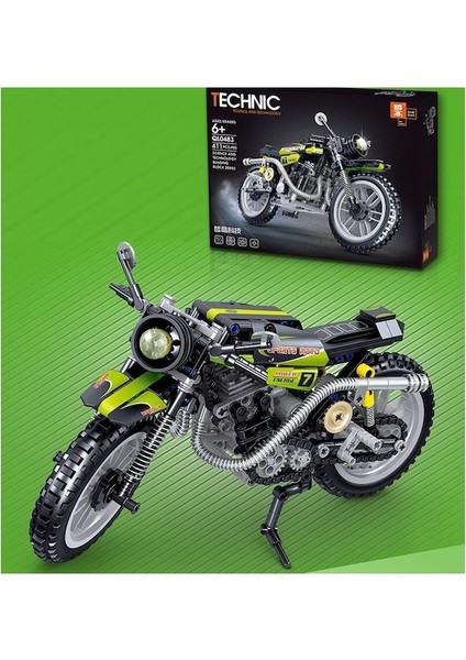 Zhegao QL0483 Fitil Motosiklet Yapı Blokları (Yurt Dışından)