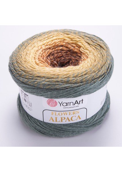 Flowers Alpaca El Örgü Ipliği 250 gr