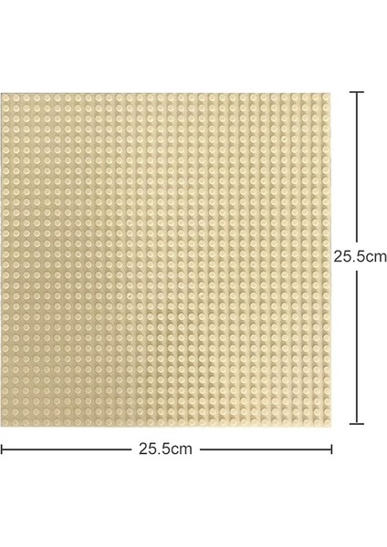 32 32 Küçük Parçacık Dıy Bina Blow Alt Plaka 25.5 25.5 cm Yapı Taşları Duvar Aksesuarları Oyuncaklar Çocuklar Için Bej (Yurt Dışından)