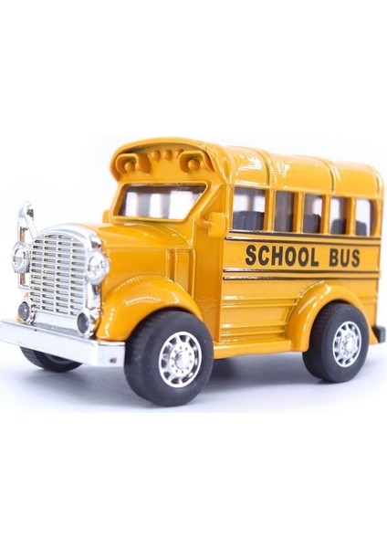 Hyt- Spirit Yalıruı 1:38 Okul Otobüsü Geri Çekin Diecast Model Oyuncak Araba Araç Bebek Oyuncakları Çocuklar Için Eğitici Hyt (Yurt Dışından)