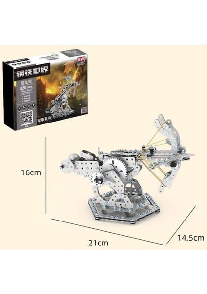 820 Adet Dragon Tatar Yayı Bulmaca Oyuncakları Zeka El Montajı Mekanik Dişli Şanzıman Yapı Taşları Yüksek Zorluk Metal Modeli (Yurt Dışından)
