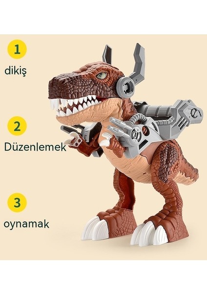 Mekanik Tyrannosaurus Rex Oyuncak Seti, Büyük Depolama Araba Oyuncak (Yurt Dışından)