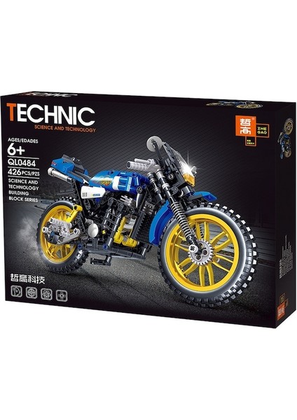 Zhegao QL0484 Fuda Motosiklet Yapı Blokları (Yurt Dışından)