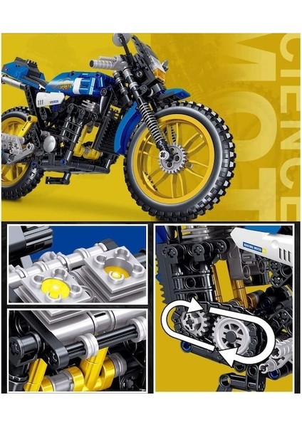 Zhegao QL0484 Fuda Motosiklet Yapı Blokları (Yurt Dışından) modelleri