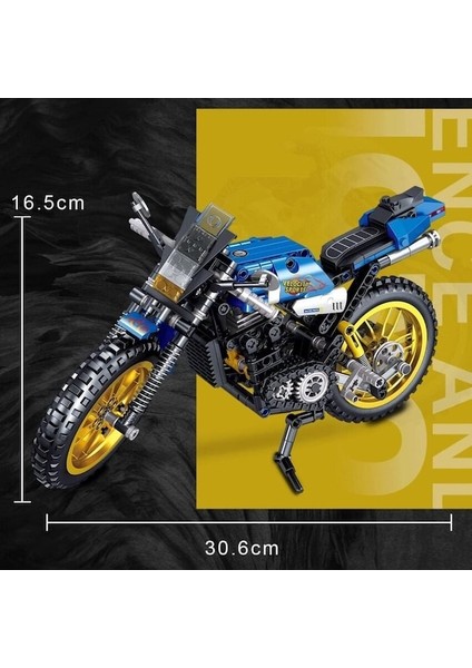 Zhegao QL0484 Fuda Motosiklet Yapı Blokları (Yurt Dışından) indirimleri
