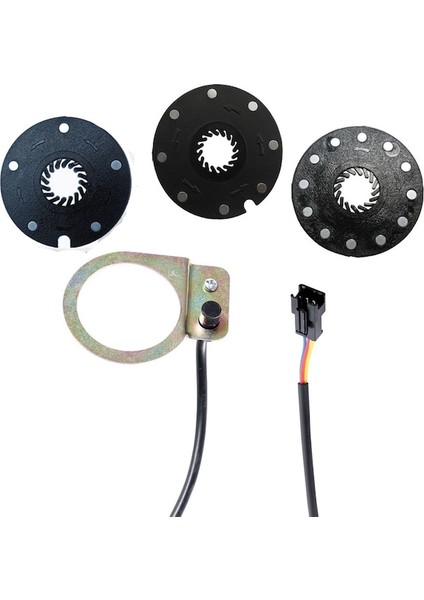 Elektrikli Bisiklet Ebike Güç Pedalı Yardımcı Yardımcısı Sensörü Pas Sistemi 5/8/12 Mıknatıs Hız Sensörü-8 Manyetik 90 cm (Yurt Dışından) fiyatları