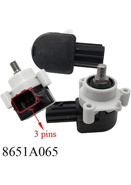 Konnektörlü-Ön Arka Yükseklik Seviyesi Sensörü 8651A064 8651A065 8651A047 Mitsubishi Pajero Montero 4 Iv 2007-2016 (Yurt Dışından)