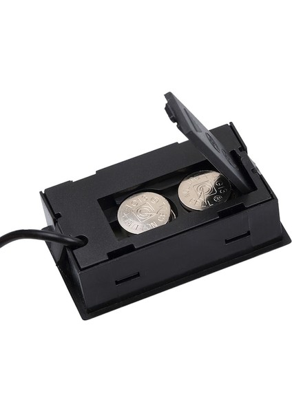 Mini LCD Araba Dijital Termometre Higrometre Sıcaklık Kapalı Dış Sıcaklık Sensörü Nem Ölçer Ölçer Aletleri-Piller Olmadan-B (Yurt Dışından) modelleri