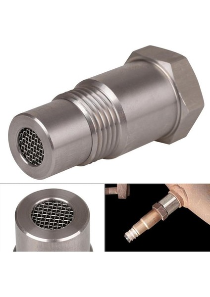 Cel Fix Check Eliminator - Otomobil Motor Işık Adaptörü Oksijen O2 Sensörü Cel Extender Arabalar Mini Katalitik Konvertör-Gümüş (Yurt Dışından)