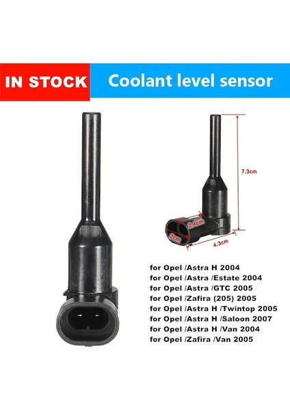 Araba Oto Soğutucu Sıvı Seviye Sensörü Plastik Opel/astra/zafira 93179551 1304702 (Yurt Dışından)