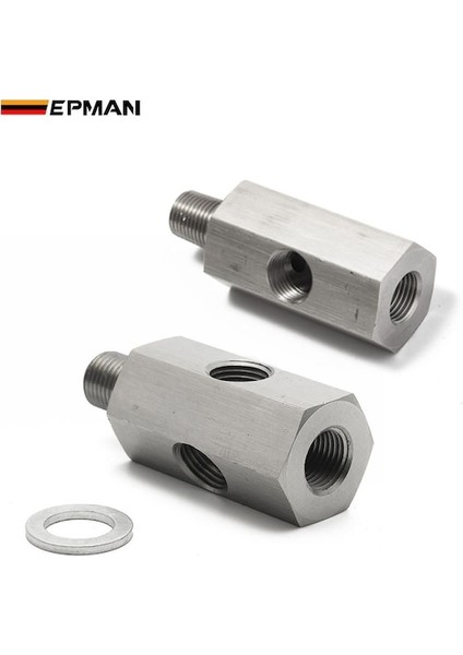 1/8 ''bspt ve 1/8'' Npt ve M10 Yağ Basınç Sensörü Tee Npt Adaptörüne Turbo Kaynağı Besleme Hattı Ölçer EP-CGQ197-CGQ61 (Yurt Dışından)
