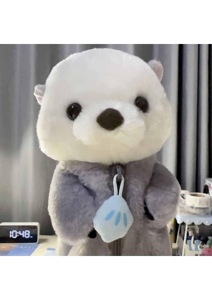 Heamor Sevimli ve Şifa Peluş Bebek Kalem Kutusu Yumuşak Hayvan Kırtasiye Çantası Çocuklar Kırtasiye Çantaları Çok Fonksiyonlu Tasarım Cömert Kapasite (Yurt Dışından)