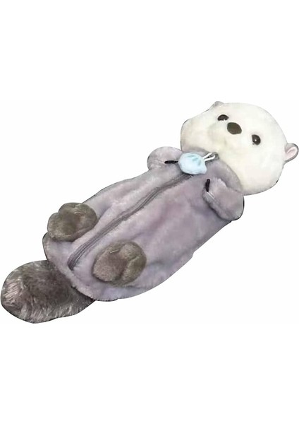 Heamor Sevimli ve Şifa Peluş Bebek Kalem Kutusu Yumuşak Hayvan Kırtasiye Çantası Çocuklar Kırtasiye Çantaları Çok Fonksiyonlu Tasarım Cömert Kapasite (Yurt Dışından)