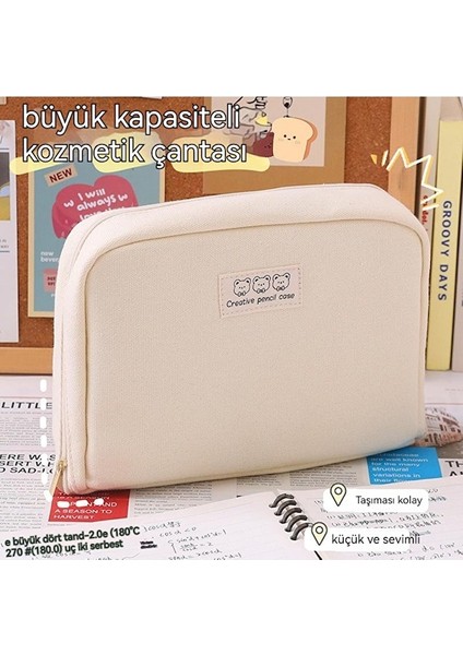Ww Büyük Kapasiteli Gizli Bölmeli Öğrenci Kalem Kutusu-Yeşil (Yurt Dışından)