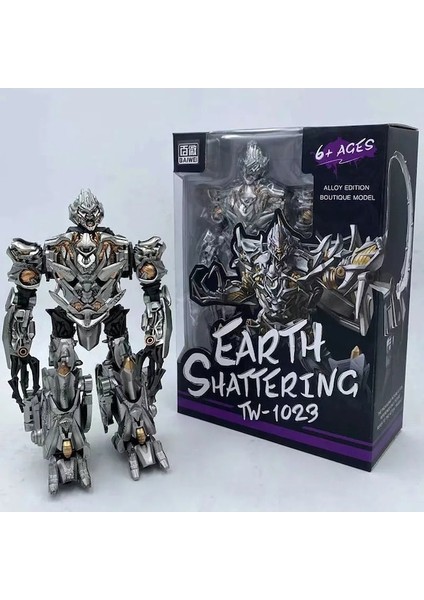 6602 KUTUSU-TW-1023 Dönüşüm Oyuncaklar Megotron SS54 Galvatron 20 cm Anime Aksiyon Figürü Deformasyon Robot Film Model Uçak Hediye (Yurt Dışından)