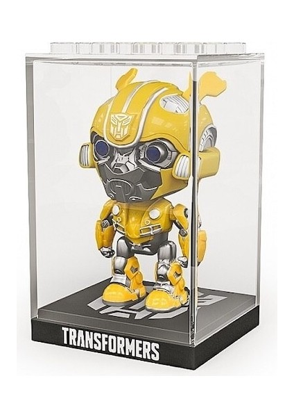 Bumblebee-Dönüşüm Robot Oyuncak 10 cm Akustik-Optik Yaban Arısı Optimus Prime Action Figure Koleksiyon Model Oyuncaklar Çocuklar Için Hediyeler (Yurt Dışından)