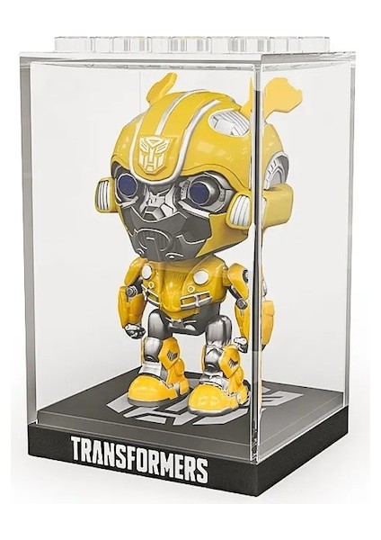 Bumblebee-Dönüşüm Robot Oyuncak 10 cm Akustik-Optik Yaban Arısı Optimus Prime Action Figure Koleksiyon Model Oyuncaklar Çocuklar Için Hediyeler (Yurt Dışından)