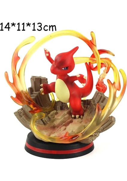 Charmeleon Hiçbir Kutu-Pokemon Aciton Figürleri Charmander Squirtle Bulbasaur Pikachu Ivysaur Chikorita Vulpix Pvc Özel Efektler Pokemons Oyuncaklar (Yurt Dışından)