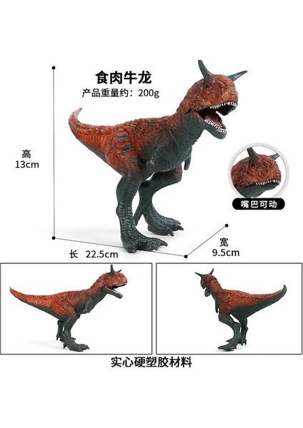 Dinozor Modeli 5-Yutyrannus Hareketli Ağız Jurassic Dinozor Modeli Bilim Erken Eğitim Oyuncak Figürler Bahçe Heykelleri Ev Masa Dekoru Erkek (Yurt Dışından)