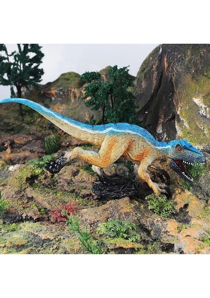 Dinozor Modeli 5-Yutyrannus Hareketli Ağız Jurassic Dinozor Modeli Bilim Erken Eğitim Oyuncak Figürler Bahçe Heykelleri Ev Masa Dekoru Erkek (Yurt Dışından)