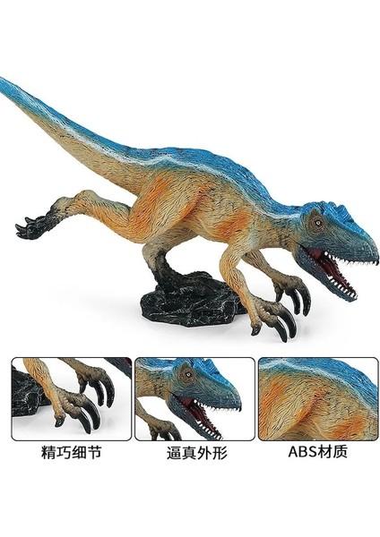 Dinozor Modeli 5-Yutyrannus Hareketli Ağız Jurassic Dinozor Modeli Bilim Erken Eğitim Oyuncak Figürler Bahçe Heykelleri Ev Masa Dekoru Erkek (Yurt Dışından)