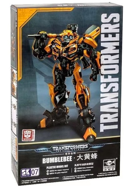 Bumblebee 08105-TRANSFORMERS: Son Bumblebee Plastik Montajlı Model Seti Film Anime Figürü Yüksek Kaliteli Süsler Çocuk Hediye (Yurt Dışından)