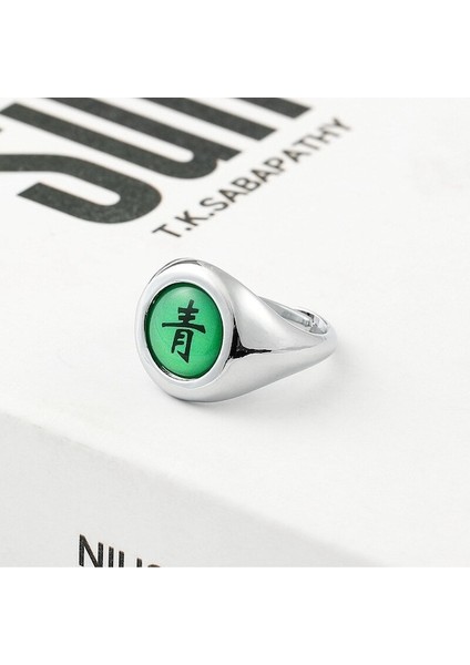 Deidara-Anime Naruto Akatsuki Yüzük Bantlar Cosplay Sahne Parmak Dekorasyon Erkek Kadın Takı Aksesuarları Comic-Con Uchiha Itachi Hediyeler (Yurt Dışından)