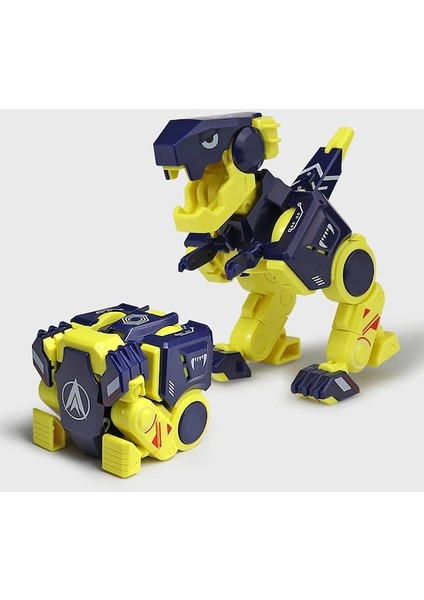 D-Deforme Kare Dinozor Oyuncak Küçük Dinozor Deforme Kare Dinozor Oyuncaklar Hediyeler Yaratıcı Öğrenme/diy Büyük Robot Deformasyon (Yurt Dışından)