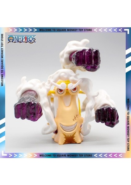 Den Den Mushi-Box-7cm Tek Parça Şekil Den Den Mushi Luffy Dişli 5 Rakamlar Güneş Tanrısı Nika Luffy Anime Heykelcik Heykel Modeli Bebek Koleksiyon Oyuncak Hediye (Yurt Dışından)