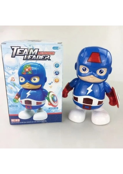 Gümüş-Avengers Süper Kahraman Elektronik Dans Müzikli Işık Robot Oyuncak Örümcek Adam Demir Adam Batman Panter Bebek Çocuk Erkek (Yurt Dışından)
