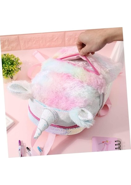 Yucama Okul Öncesi Için Peluş Çanta Unicorn - Çok Renkli (Yurt Dışından)
