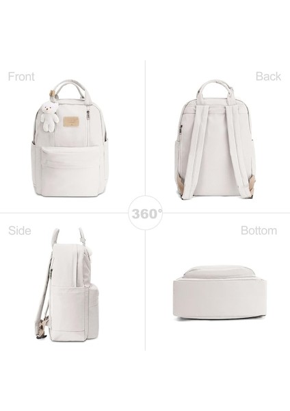 Heamor Kawaii Estetik Sırt Çantası Ile Doldurulmuş Ayı Kolye Sevimli Tiki Sırt Çantası Okul Kızlar Için Akademi Okul Bookbag Estetik Sırt Çantası Genç Öğrenci Için - A02-PEMBE (Yurt Dışından)