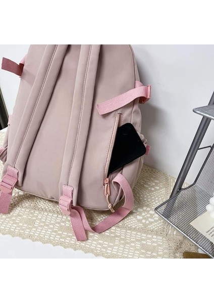Heamor Qoco Kawaii Raptiye ve Aksesuarlı Sırt Çantası, Kawaii Sırt Çantası, Harajuku Kawaii Bag Estetik Okul Sırt Çantası, Sevimli Öğrenci Kitap Çantası, Genç Kızlar Için - 01-B Yeşil (Yurt Dışından)