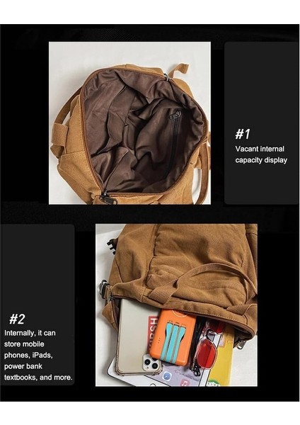 Heamor Üniversite Öğrencileri Için Dayanıklı Kanvas Sırt Çantası - Kokusuz ve Toksik Olmayan Geniş Uygulama Polyester Okul Çantası Dizüstü Bilgisayar Çantası, Siyah - Yeşil (Yurt Dışından) fiyatları