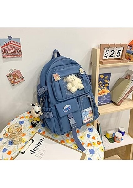 Yucama Yucama Çocuk Sırt Çantası Yucama Çocuklar Aksesuarlı Sırt Çantası Yucama Okul Sırt Çantası Sevimli Günlük Sırt Çantası Çocuk Sırt Çantası - Blue (Yurt Dışından) fiyatları