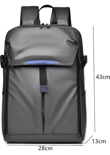 Yucama Dizüstü Bilgisayar Sırt Çantası, Şık Su Geçirmez Çanta, Iş Çantası, Ergonomik Tasarım Seyahat Sırt Çantası, Öğrenci Çantası, Taşınabilir Sırt Çantası - Grey (Yurt Dışından)