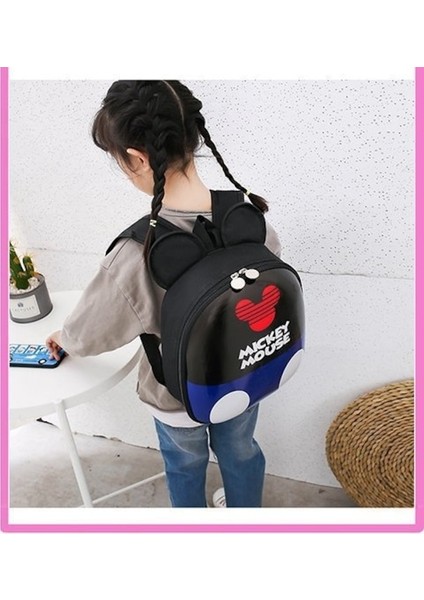 Carrier Yeni Sert Kabuklu Mickey Çocuk Okul Çantası Pembe (Yurt Dışından)