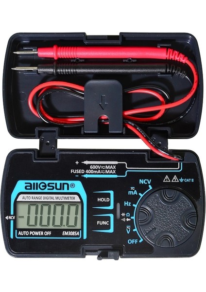 EM3085A-TÜM Güneş Tüm Güneş EM3081 EM3082 EM3085A Dijital Multimetre 3 1/2 1999 Ac/dc Ampermetre Voltmetre Ohm Taşınabilir Metre Gerilim Ölçer (Yurt Dışından)