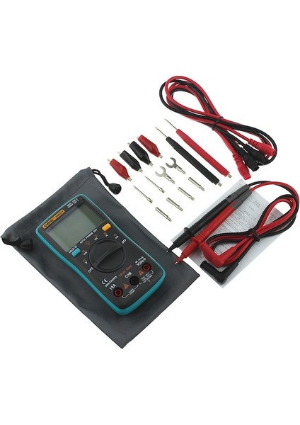 AN8001 Mavi Pro-Aneng AN8001 Dijital Multimetre Profesyonel 6000 Sayım Kapasitör Test Cihazı Esrmeter Gerilim Multitester Evrensel Metre Test Cihazı (Yurt Dışından)