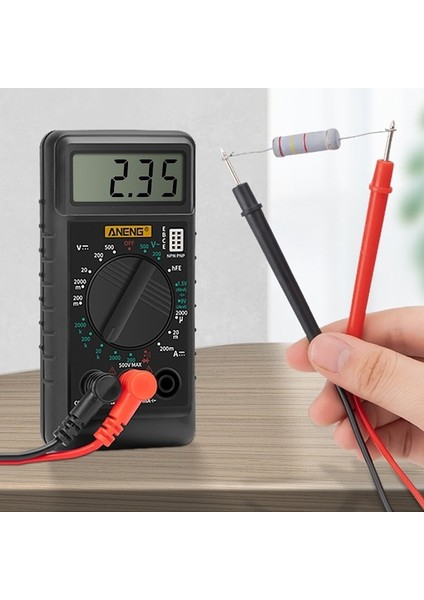 Taşınabilir Araç Mini Dijital Multimetre DT182 Buzzer ile Aşırı Yük Koruması Cep Gerilimi Amper Ohm Metre Dc Ac LCD (Yurt Dışından) fiyatları